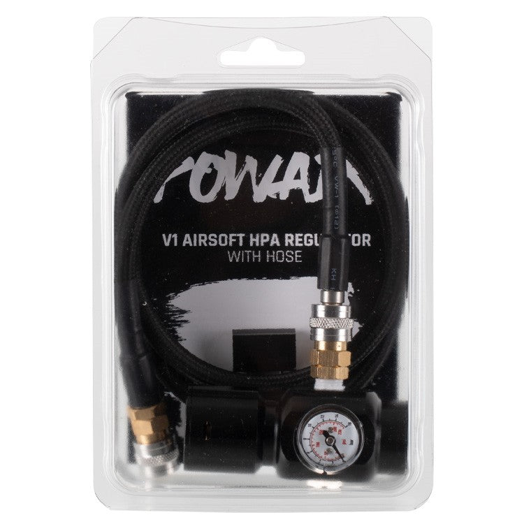 PowAir V1 Airsoft HPA Regulator mit Schlauchsystem Frei Einstellbar 0-230PSI