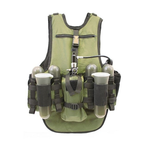 Paintball Weste, Protoyz Tactical PE CF20/Dye DTM20, oliv unisize