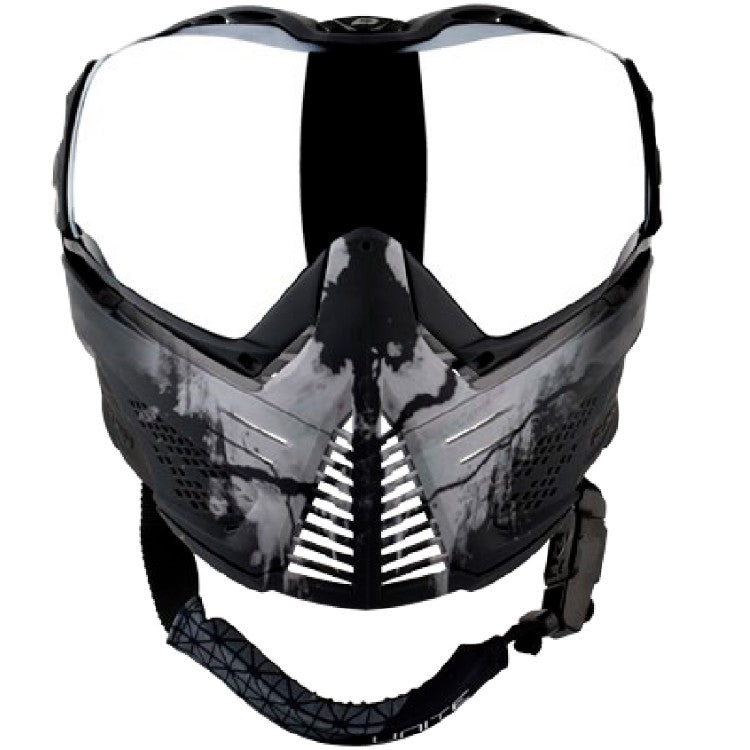 Push Unite Paintball Thermal Maske LA Infamous Dark Skull Black