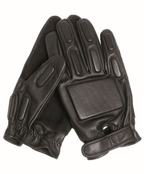 Security Handschuhe SEC Leder Schwarz