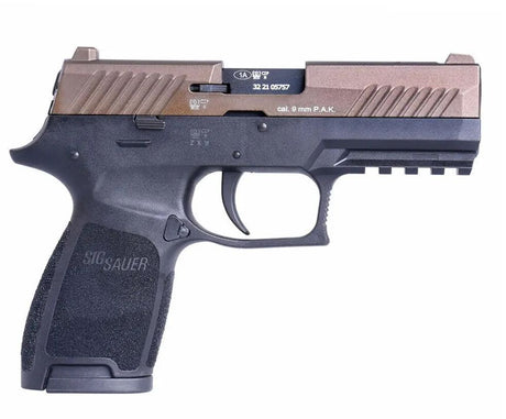 SIG Sauer P320 Bronze Schreckschusspistole Kaliber 9mm P.A.K.