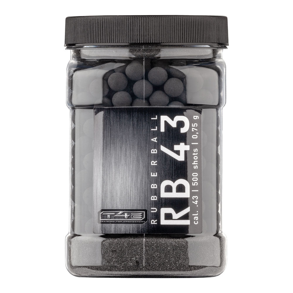 T4E Prac RB43 Rubberballs Cal.43 Gummigeschosse 100 Stück Prac Series