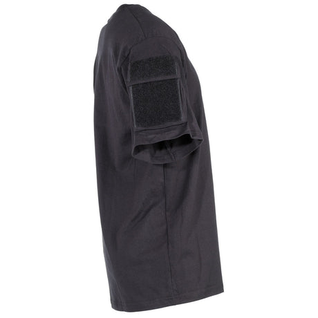 US T-Shirt, halbarm, schwarz, mit Ärmeltaschen