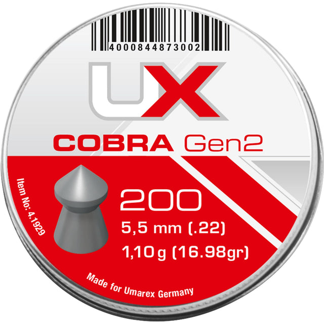 Umarex Cobra Gen2 Spitzkopf Diabolos 200 Stück 5,5mm