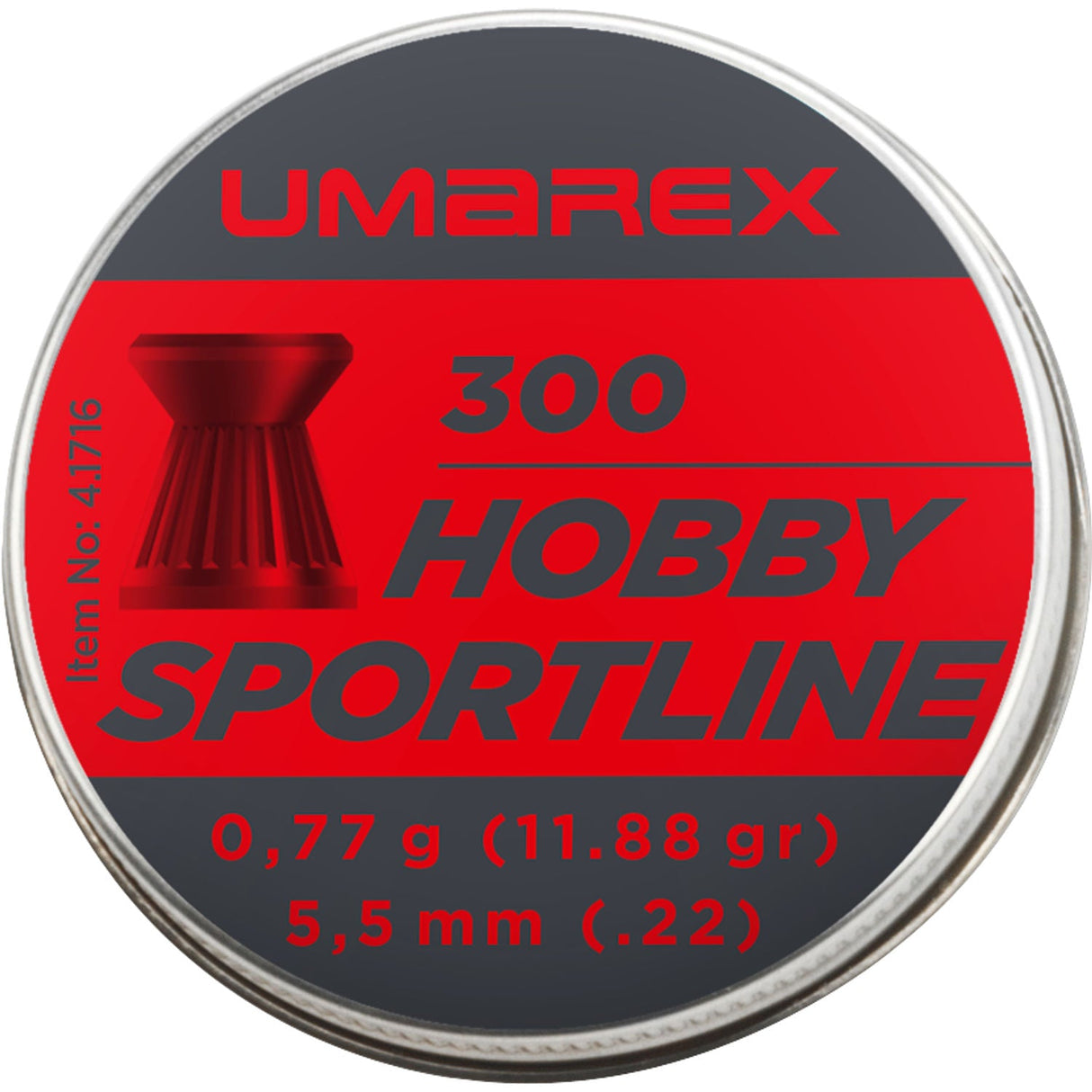 Umarex Hobby Sportline cal. 5,5 mm (.22) Diabolo 300 Stück Flachkopf