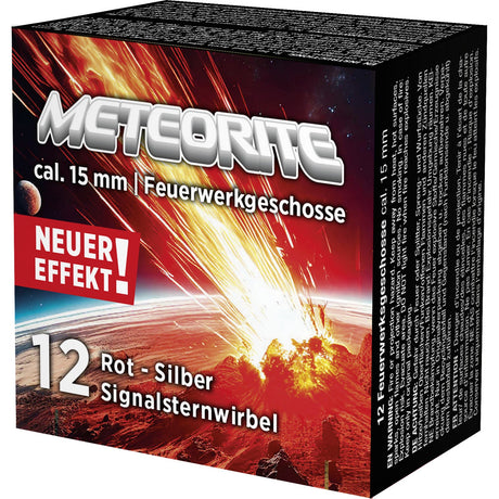 Umarex Signalsternwirbel rot-silber Meteorite cal. 15 mm 12er Schachtel