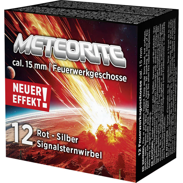 Umarex Signalsternwirbel rot-silber Meteorite cal. 15 mm 12er Schachtel
