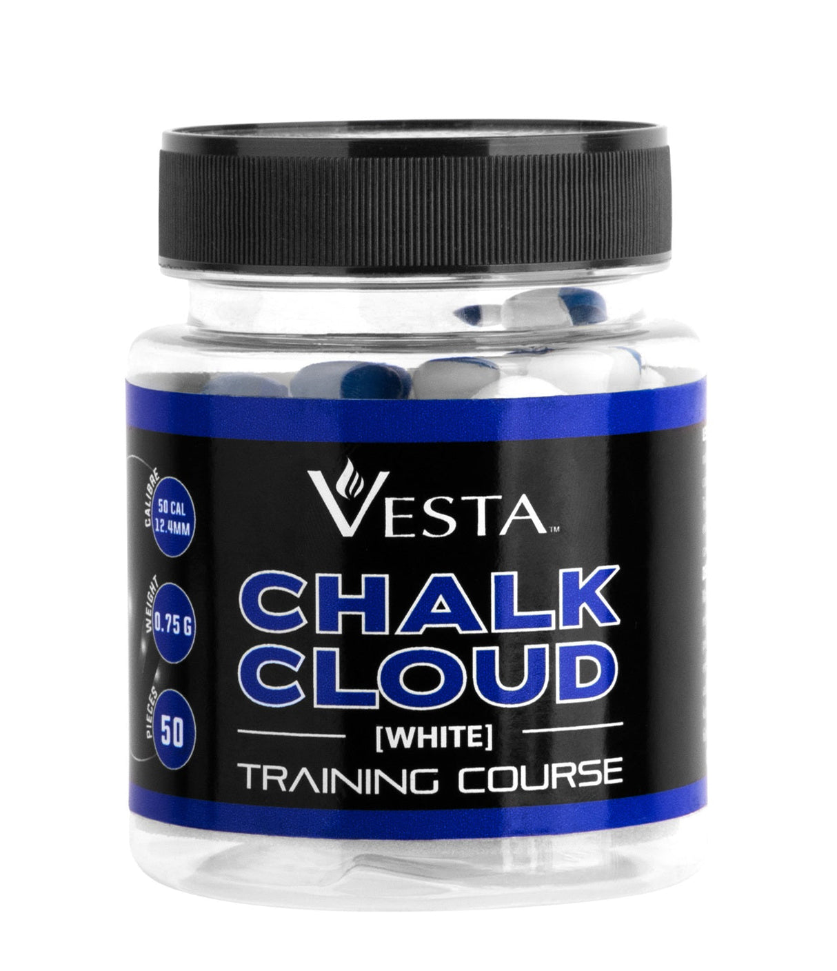 Vesta Powder Chalk Cloud Balls Balls 50 Stück Cal.50 Kreide