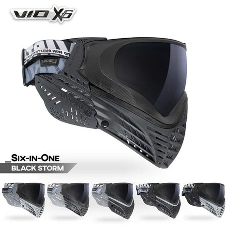Virtue VIO X6 Paintball Maske Black Storm