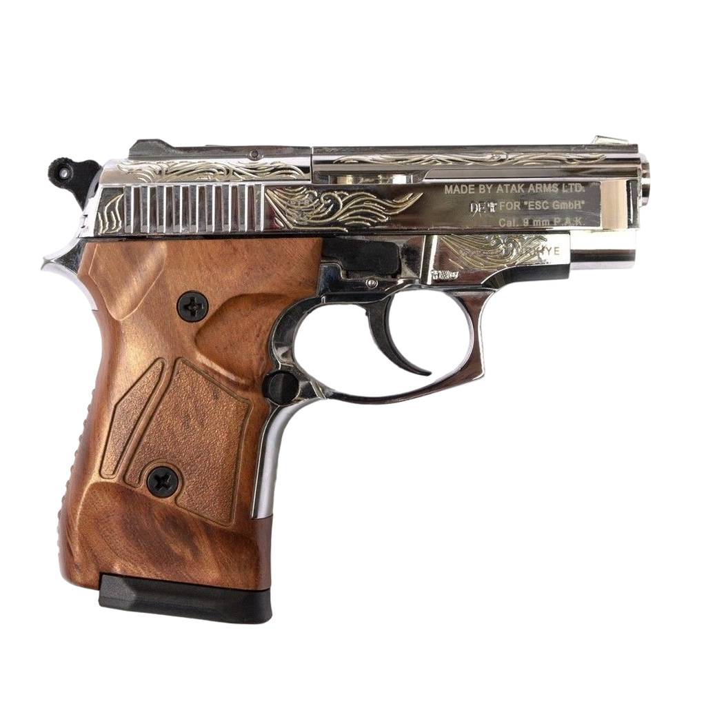 Zoraki 914 chrom graviert Schreckschusspistole