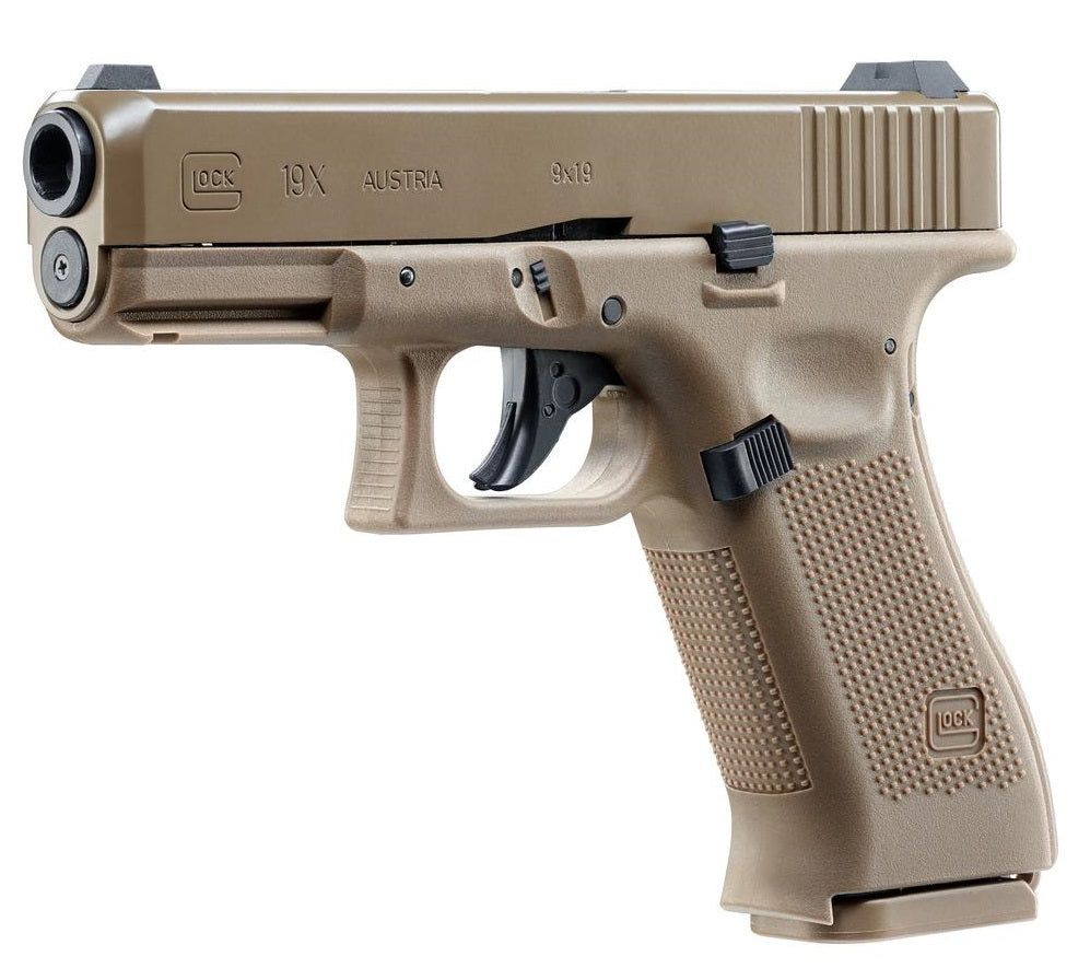 GLOCK 19X cal. 4,5 mm (.177) BB FDE TAN Co2 Blowback