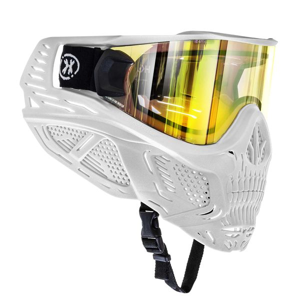 Paintball Maske HK Army HSTL Skull Saint weiß