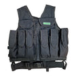 Paintball Tactical Weste 9 Pods HP Magfed Schwarz