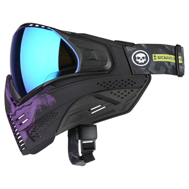 Push Unite CDG Skull Lila Paintball Thermal Maske
