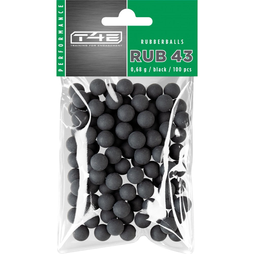 T4E Performance RUB 43 Gummirundkugeln 100 Stück