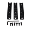 Rail Schienen 3er Set für NSR, Keymod und M-LOK Aufnahmen Schwarz 98mm