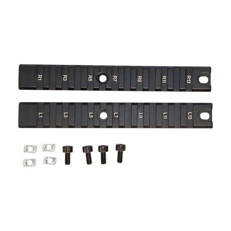 MLok Rail Schienen 2er Set für NSR, und M-LOK Schwarz 155mm