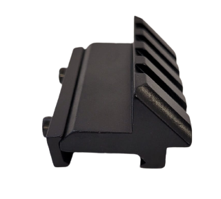 22mm Zusatz Picatinny Rail mit 45 Grad Winkel schwarz