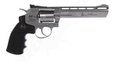 Dan Wesson 6 Zoll CO2 Revolver 4,5mm BBs Stahlkugeln Silber