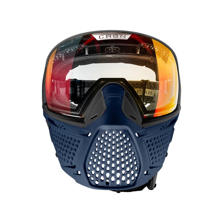Carbon ZERO Less SLD Royal Blau Paintball Thermal Maske