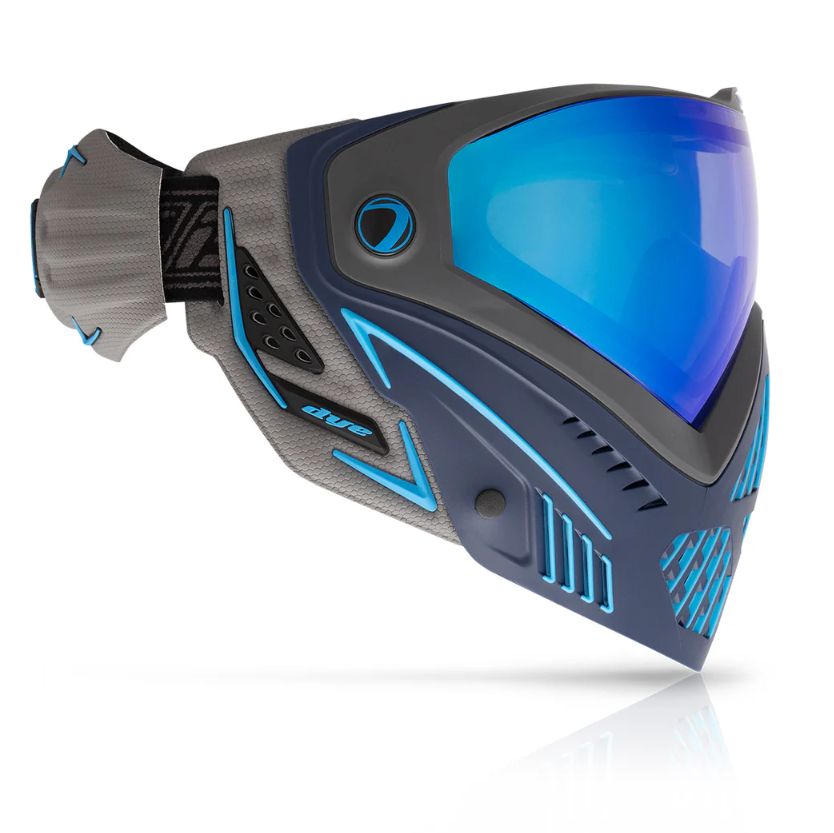 Paintball Maske DYE I5 Raisup Thermal Blue Grey Teal