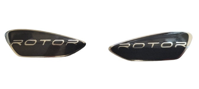 Dye Rotor Metall Logo Button Shell LTR R1 R2 Links und Rechts Aufkleber