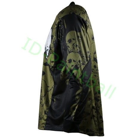 IDP Jersey The Skulls Oliv Paintball Trikot