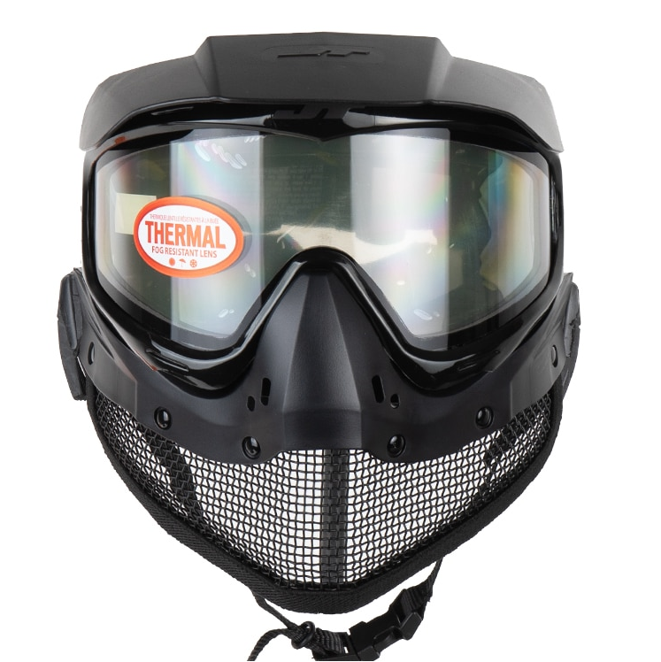 JT Tactical Paintball & Airsoft Mesh Thermal Maske Gittermaske