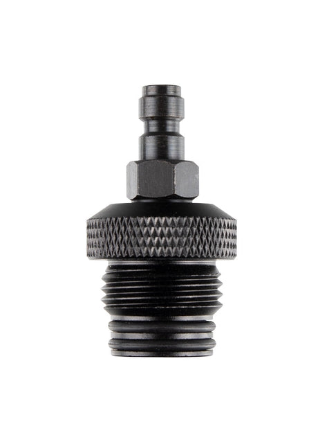 PowAir Double Hose Paintball HPA Remote System Schwarz