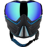 Push Unite Paintball Thermal Maske Schwarz Blau