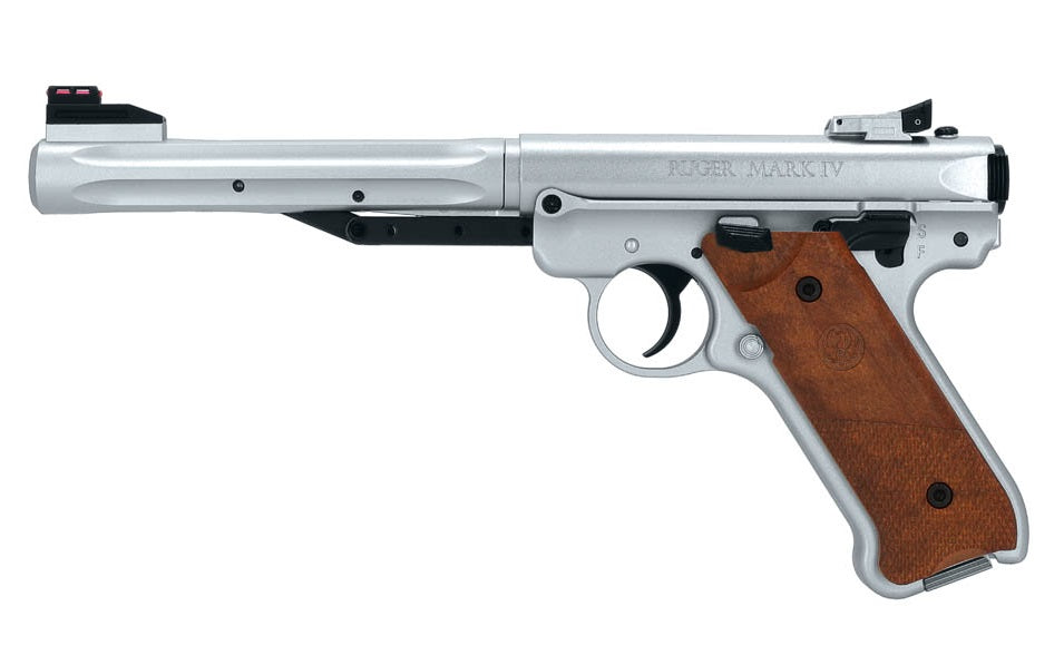Ruger Mark IV 4,5 mm (.177) Diabolo Knicklauf Silver Braun