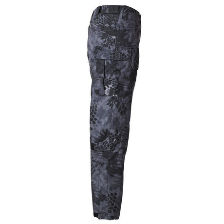 Snake Camo Black Hose Einsatzhose