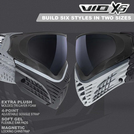 Virtue VIO X6 Paintball Maske Black Storm