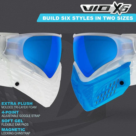 Virtue VIO X6 Paintball Maske Clear Ice