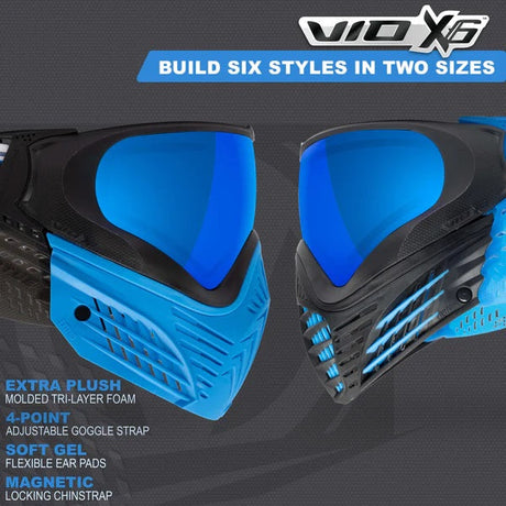 Virtue VIO X6 Paintball Maske Ice Black