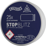Walther Stop Blitz Platzpatronen cal. 9 mm P.A. - 25 Schuss