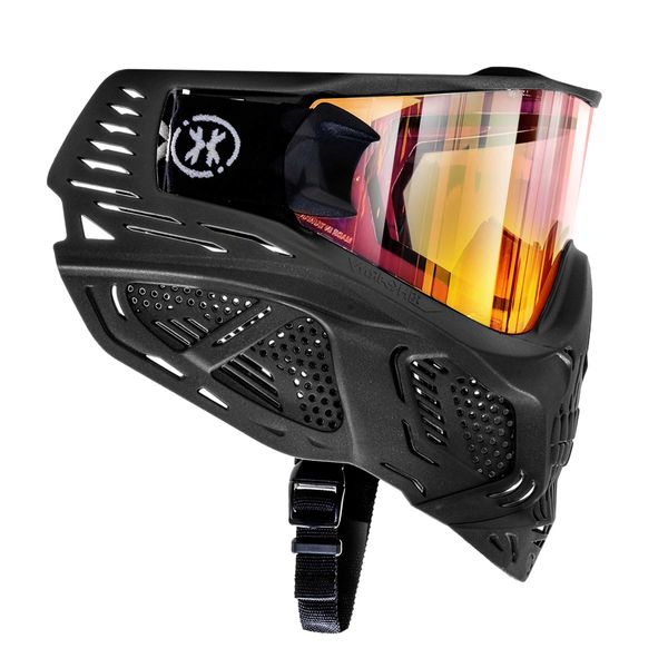 Paintball Maske HK Army HSTL Skull Punisher Schwarz Rot