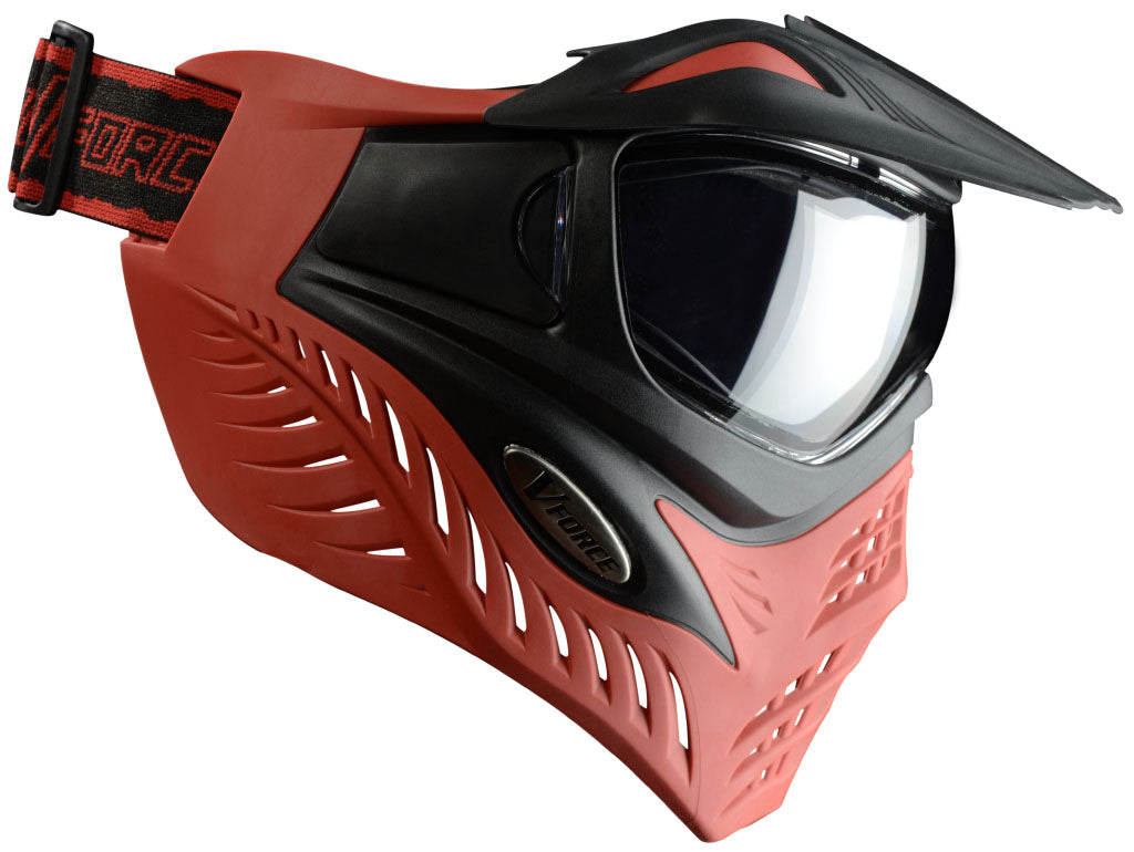 VForce Grill Paintball Thermal Maske Scarlet Grau Rot