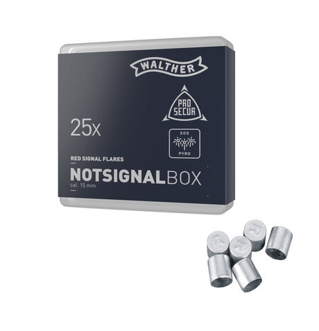 Walther Not-Signal Box Signalsterne SOS 25 Stk