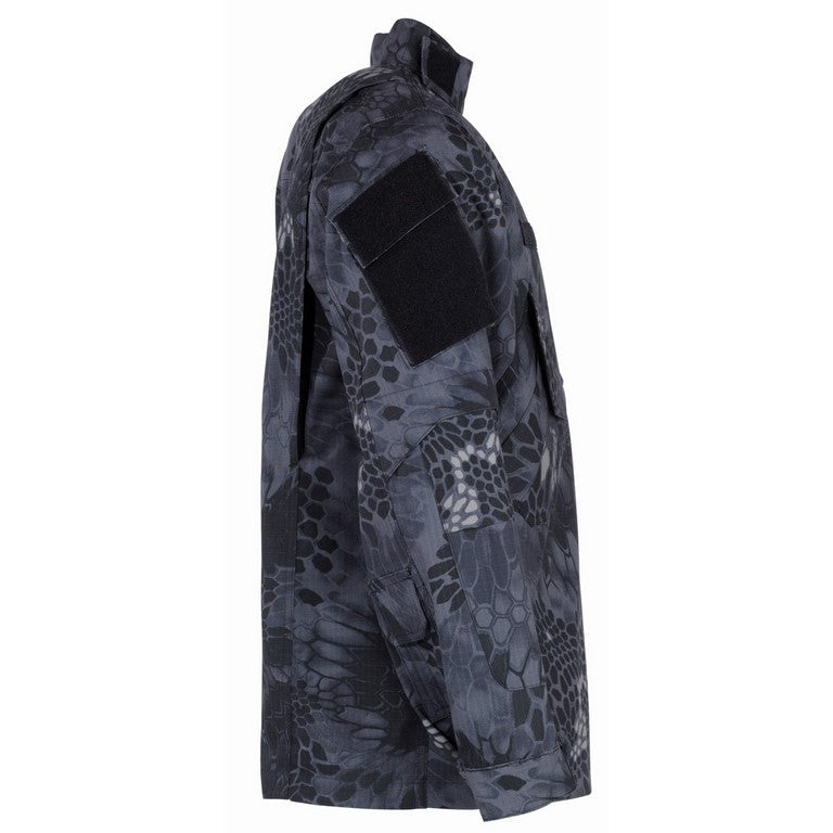 Snake Camo Black Jersey Einsatzjacke