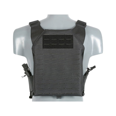 8Fields Chest Rig Laser-Cut “Buckle Up" Recon Plate mit Magazintasche schwarz Plate Carrier