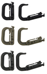 Molle Karabinerhaken Kunststoff 2er Pack