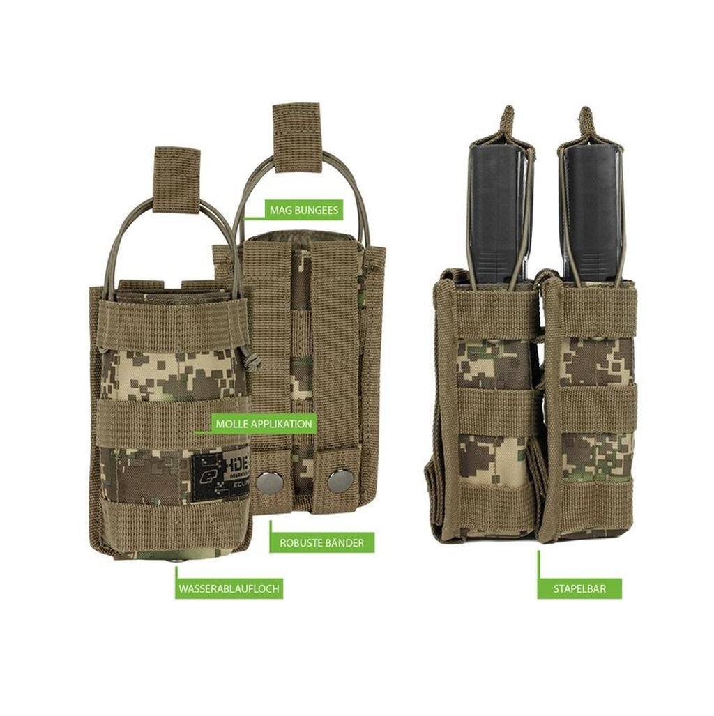 Planet Eclipse Single Mag Pouch CF20/Dye DTM20, HDE camo