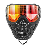 Paintball Maske HK Army HSTL Skull Punisher Schwarz Rot