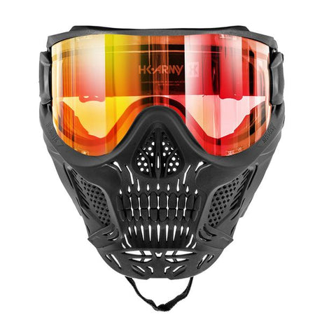 Paintball Maske HK Army HSTL Skull Punisher Schwarz Rot