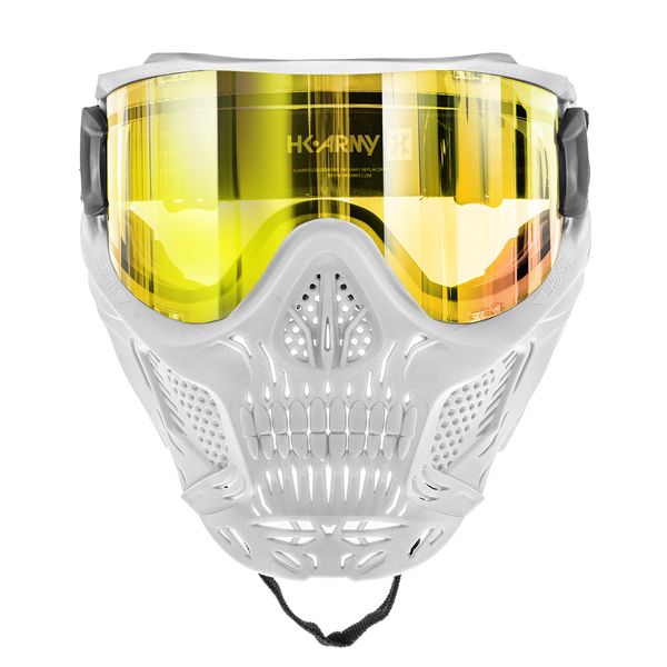 Paintball Maske HK Army HSTL Skull Saint weiß