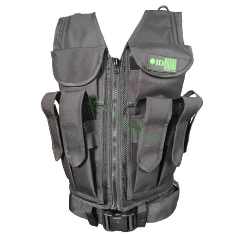 Paintball Tactical Weste 9 Pods HP Magfed Schwarz