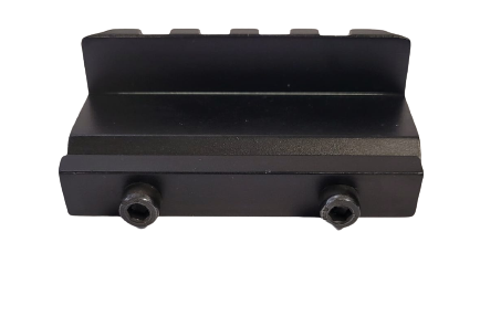 22mm Zusatz Picatinny Rail mit 45 Grad Winkel schwarz