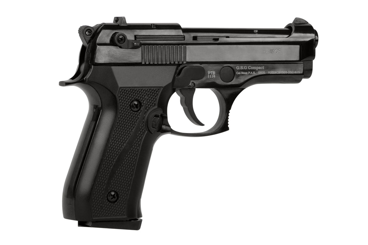 Ekol Compact Pistole Schwarz 9mm P.A.K.