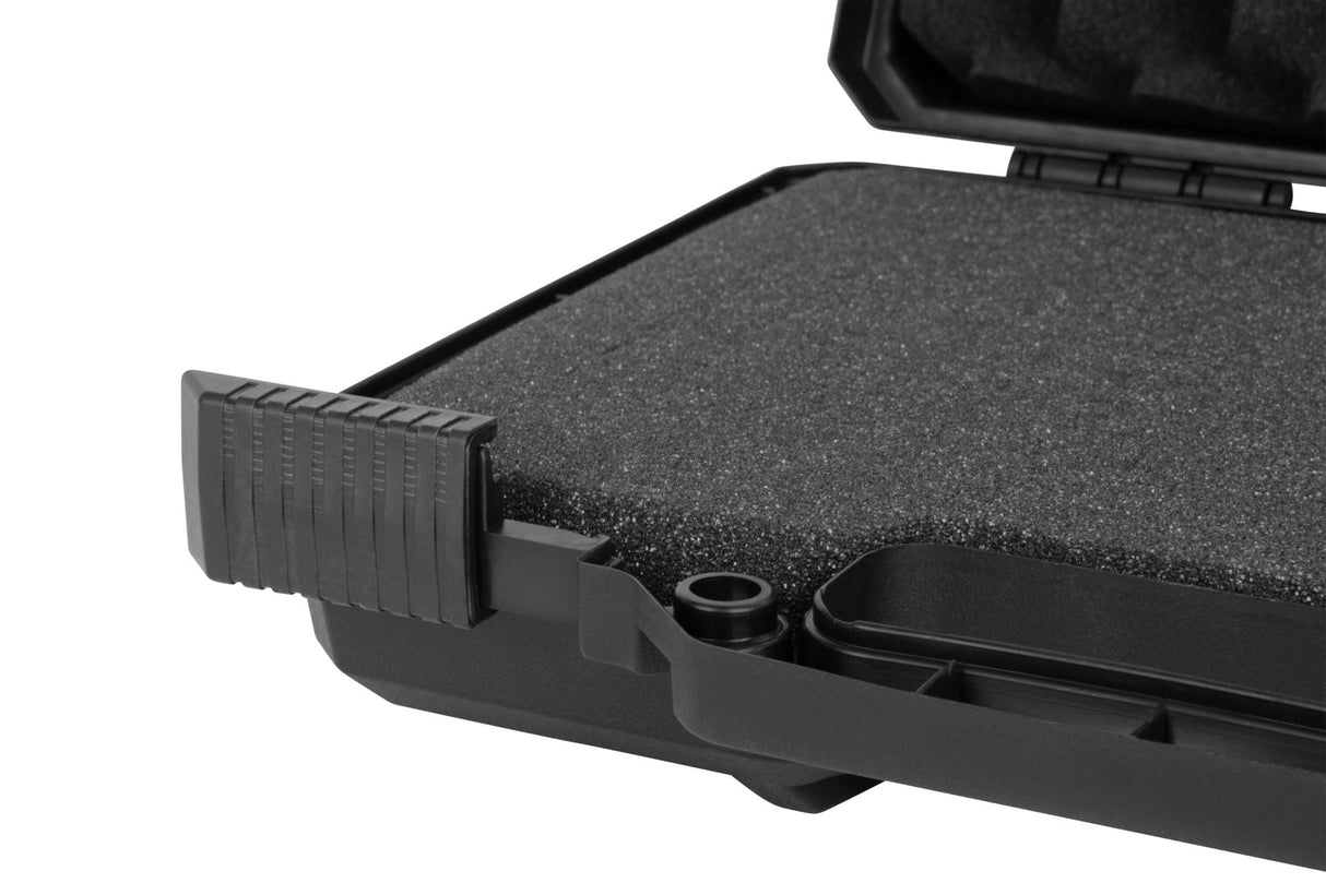 Waffenkoffer Pistolenkoffer Schwarz 31 x 27 x 7 cm